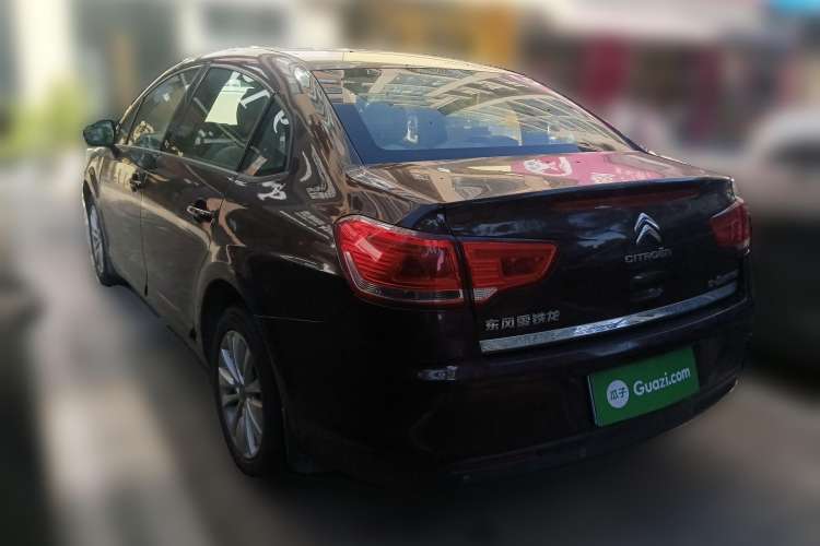 Used Citroen C-Quatre 2012 Sedan 1.6L Automatic Prestige Model Rear Left 45 Deg