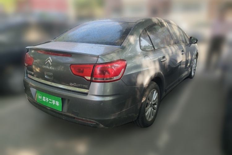 Used Citroen C-Quatre 2012 Sedan 1.6L Manual Prestige Model Rear Right 45 Deg