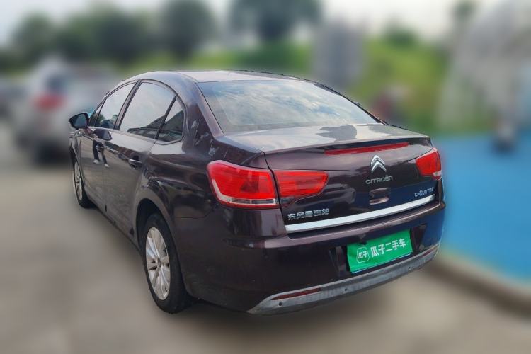 Used Citroen C-Quatre 2012 Sedan 1.6L Automatic Prestige Model Rear Left 45 Deg