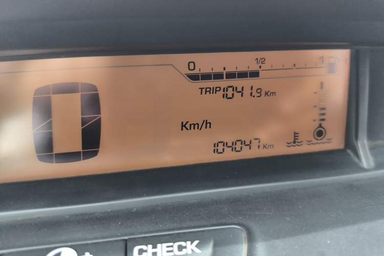 Used Citroen C-Quatre 2012 Sedan 1.6L Automatic Prestige Model Odometer Close Up