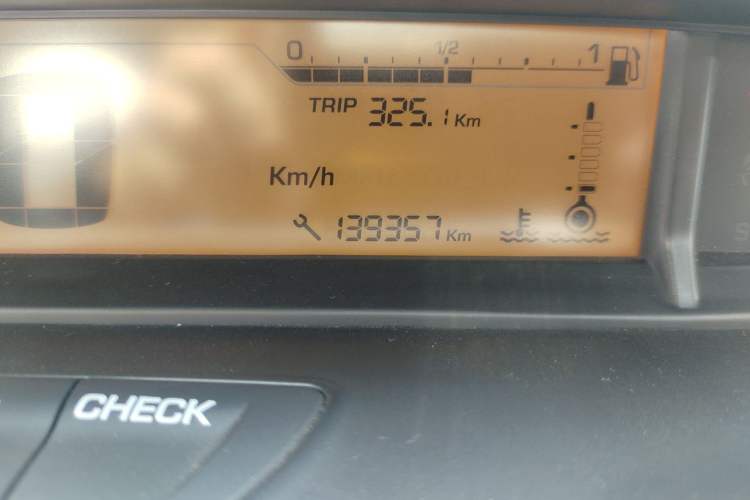 Used Citroen C-Quatre 2012 Sedan 1.6L Automatic Enjoyment Model Odometer Close Up