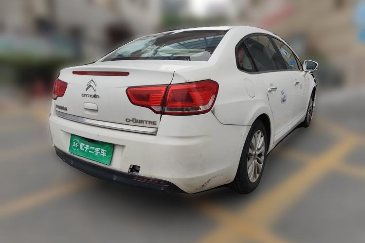 Used Citroen C-Quatre 2012 Sedan 1.6L Manual Enjoyment Model Rear Right 45 Deg