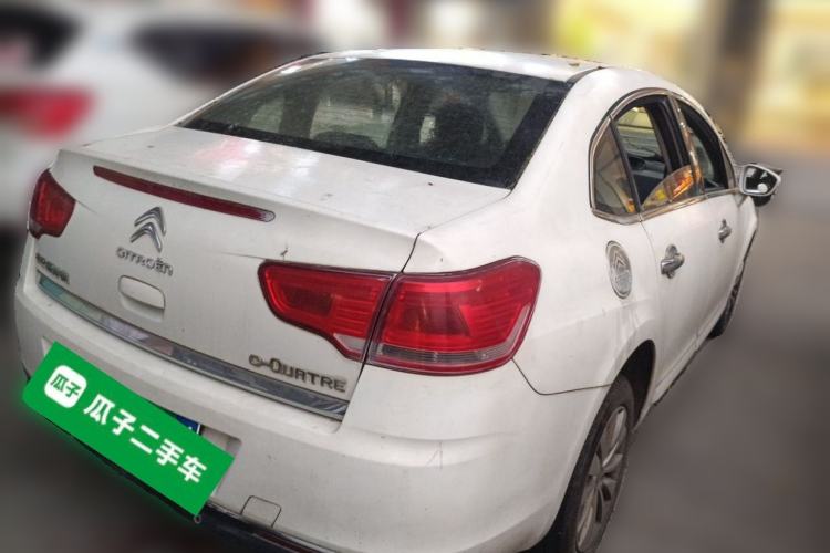 Used Citroen C-Quatre 2012 Sedan 1.6L Manual Prestige Model Rear Right 45 Deg