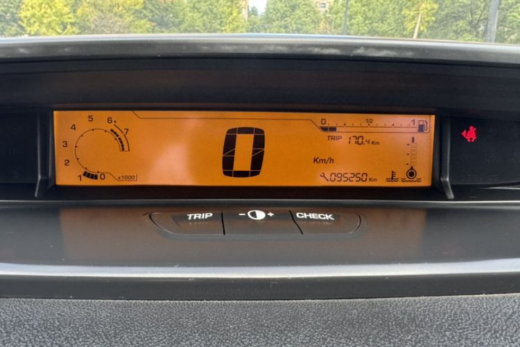 Used Citroen C-Quatre 2013 Sedan 1.6L Manual - Prestige Model Odometer Close Up