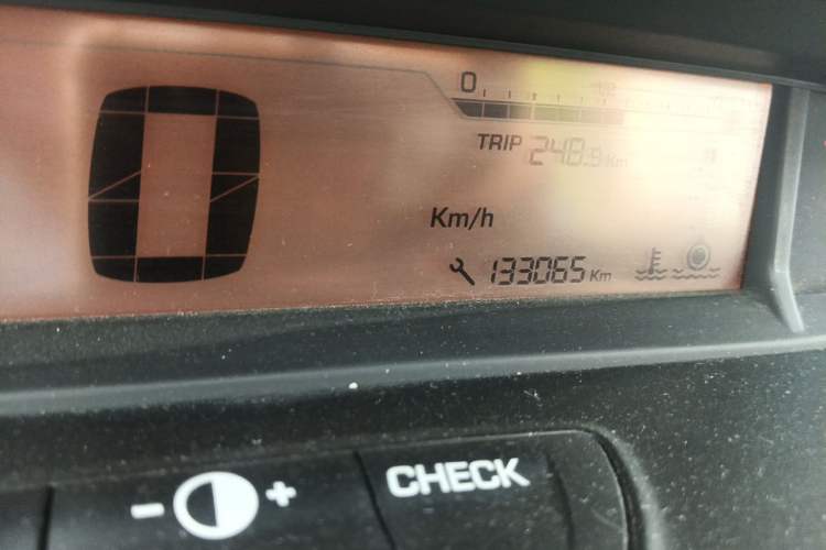 Used Citroen C-Quatre 2013 Sedan 1.6L Manual - Prestige Model Odometer Close Up