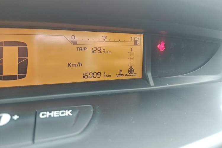 Used Citroen C-Quatre 2013 Sedan 1.6L Manual - Prestige Model Odometer Close Up