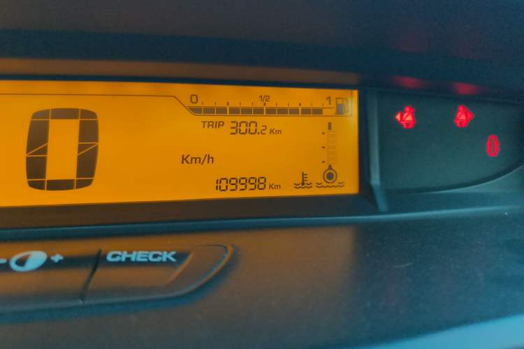 Used Citroen C-Quatre 2013 Sedan 1.6L Manual - Prestige Model Odometer Close Up