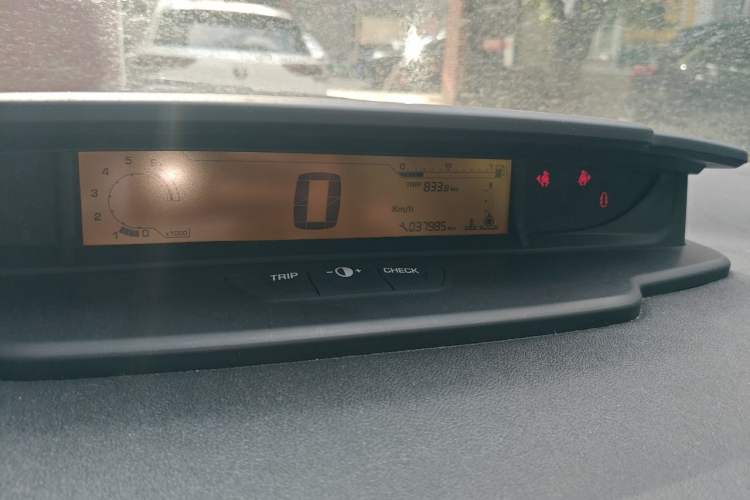 Used Citroen C-Quatre 2013 Sedan 1.6L Manual - Prestige Model Odometer Close Up