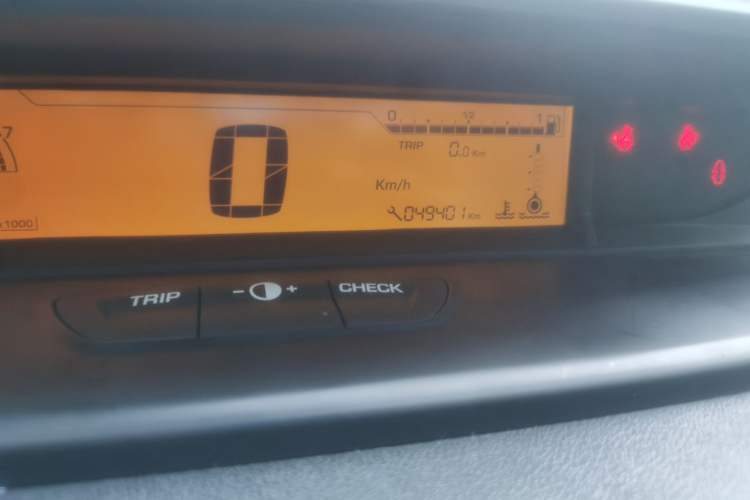 Used Citroen C-Quatre 2013 Sedan 1.6L Automatic Enjoyment Model Odometer Close Up