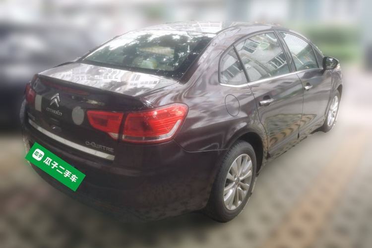 Used Citroen C-Quatre 2013 Sedan 1.6L Automatic Enjoyment Model Rear Right 45 Deg