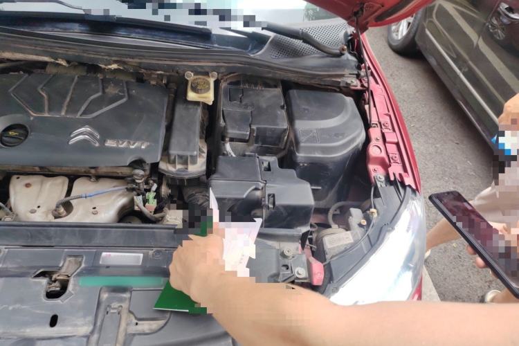 Used Citroen C-Quatre 2013 Sedan 1.6L Manual - Prestige Model Engine Bay Left