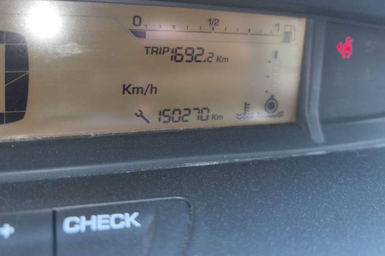 Used Citroen C-Quatre 2013 Sedan 1.6L Automatic Prestige Model Odometer Close Up