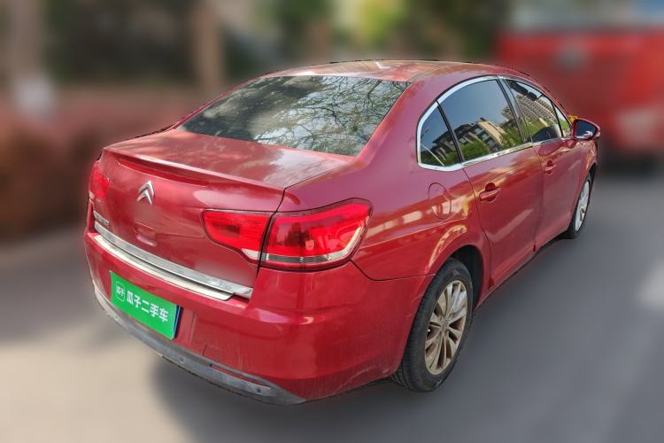 Used Citroen C-Quatre 2013 Sedan 1.6L Manual - Prestige Model Rear Right 45 Deg