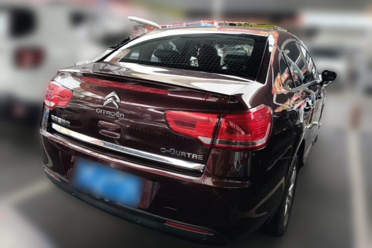 Used Citroen C-Quatre 2013 Sedan 1.6L Automatic Prestige Model Rear Right 45 Deg