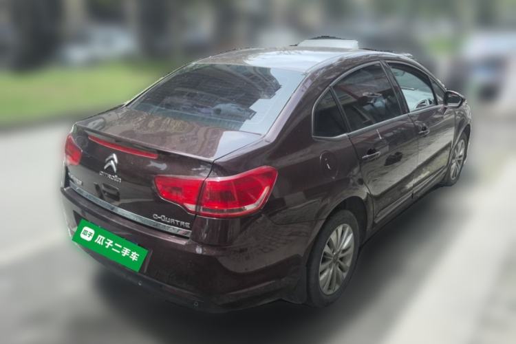 Used Citroen C-Quatre 2013 Sedan 1.6L Automatic Prestige Model Rear Right 45 Deg