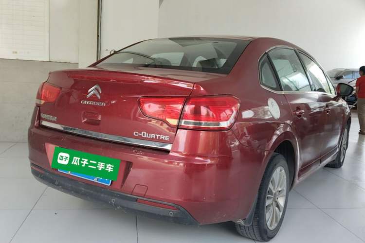 Used Citroen C-Quatre 2013 Sedan 1.6L Automatic Prestige Model Rear Right 45 Deg