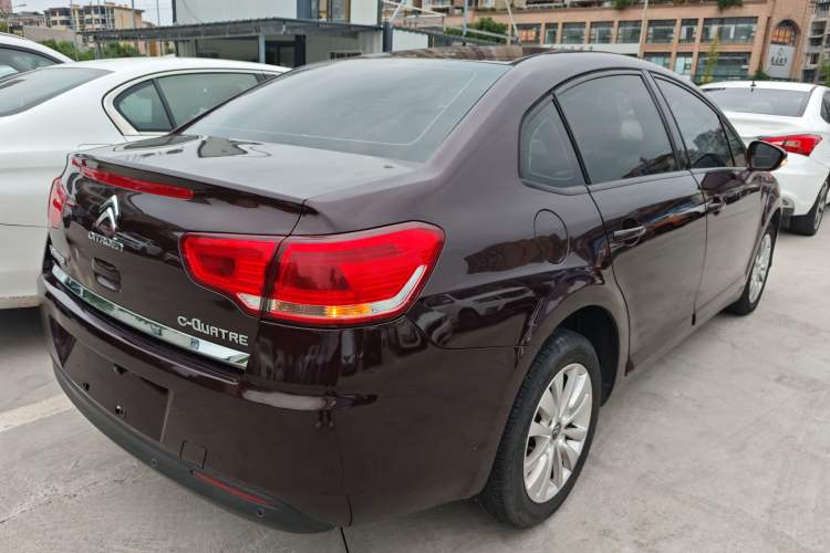 Used Citroen C-Quatre 2013 Sedan 1.6L Automatic Prestige Model Rear Right 45 Deg