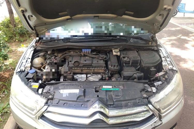 Used Citroen C-Quatre 2013 1.6L Manual Prestige CNG Model Engine Bay
