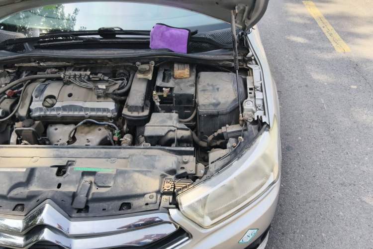 Used Citroen C-Quatre 2013 1.6L Manual Prestige CNG Model Engine Bay Left