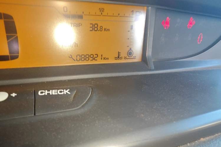 Used Citroen C-Quatre 2013 Sedan 1.6L Manual - Prestige Model Odometer Close Up