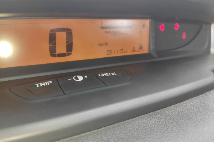 Used Citroen C-Quatre 2013 Sedan 1.6L Manual - Prestige Model Odometer Close Up