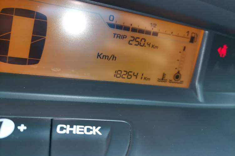 Used Citroen C-Quatre 2013 Sedan 2.0L Manual - Joyful Edition Odometer Close Up