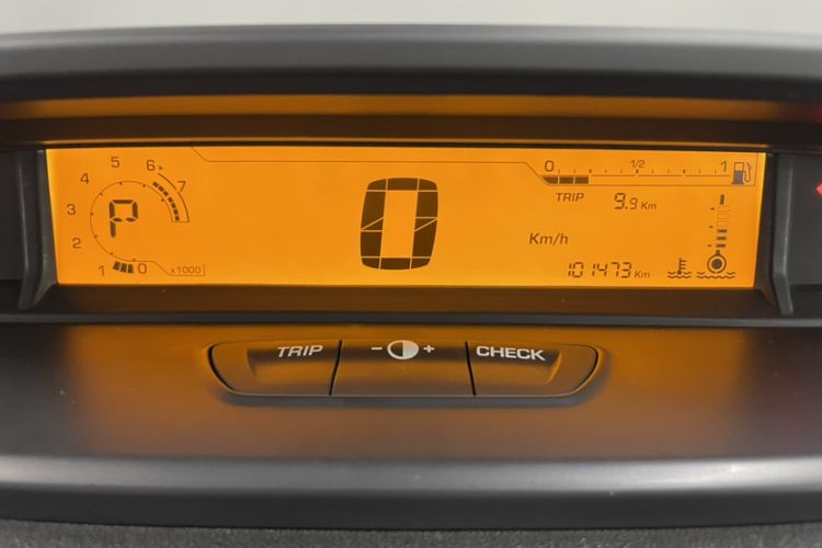 Used Citroen C-Quatre 2013 Sedan 1.6L Automatic Prestige Model Odometer Close Up