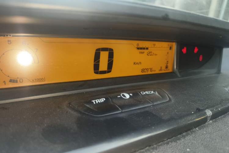 Used Citroen C-Quatre 2013 Sedan 1.6L Manual - Prestige Model Odometer Close Up