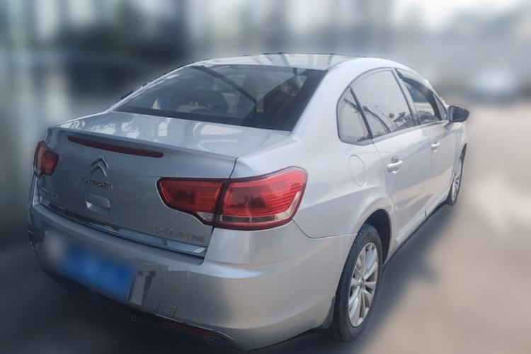 Used Citroen C-Quatre 2013 Sedan 1.6L Manual - Prestige Model Rear Right 45 Deg