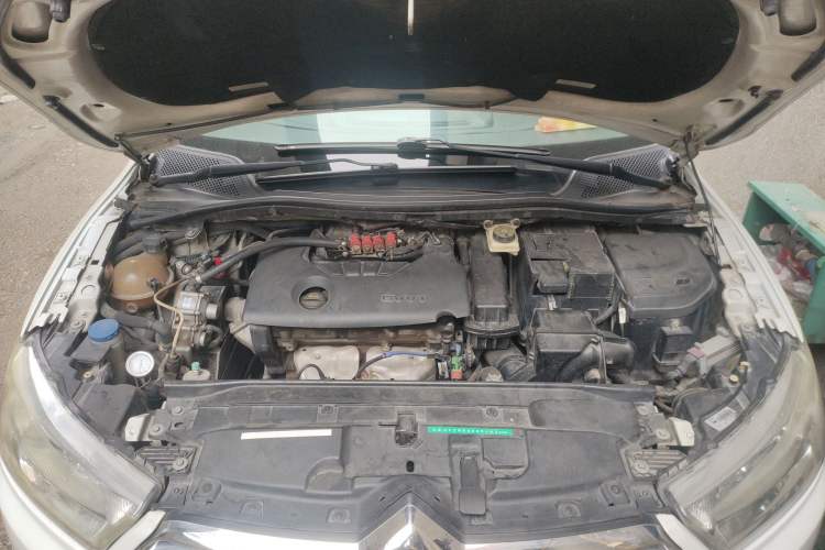 Used Citroen C-Quatre 2013 1.6L Manual Prestige CNG Model Engine Bay