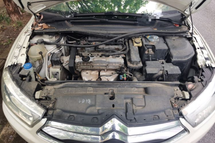 Used Citroen C-Quatre 2013 1.6L Manual Prestige CNG Model Engine Bay