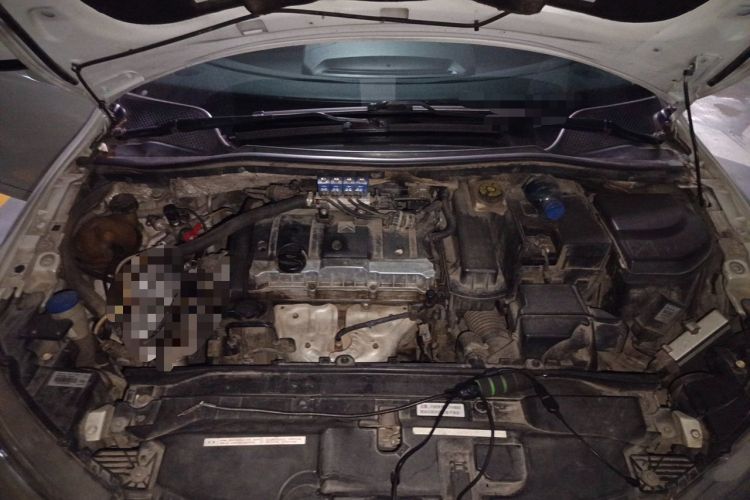 Used Citroen C-Quatre 2013 1.6L Manual Prestige CNG Model Engine Bay