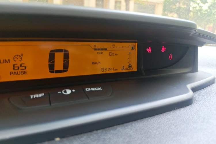 Used Citroen C-Quatre 2013 Sedan 1.6L Manual - Prestige Model Odometer Close Up