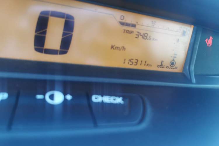 Used Citroen C-Quatre 2013 Sedan 2.0L Automatic Joyful Model Odometer Close Up