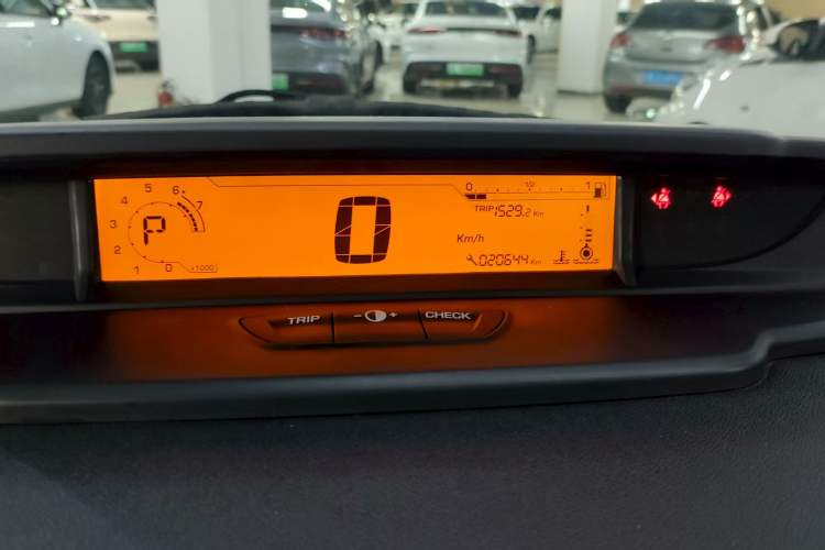 Used Citroen C-Quatre 2013 Sedan 1.6L Automatic Prestige Model Odometer Close Up