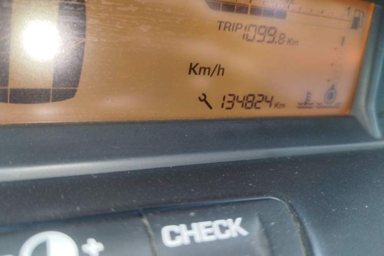 Used Citroen C-Quatre 2013 Sedan 1.6L Manual - Prestige Model Odometer Close Up