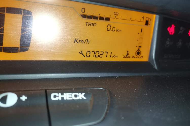 Used Citroen C-Quatre 2013 Sedan 1.6L Manual - Prestige Model Odometer Close Up