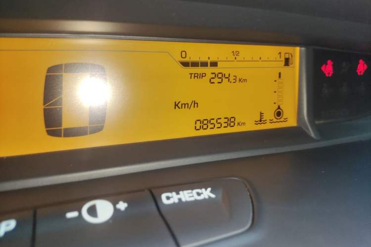 Used Citroen C-Quatre 2013 Sedan 1.6L Manual - Prestige Model Odometer Close Up