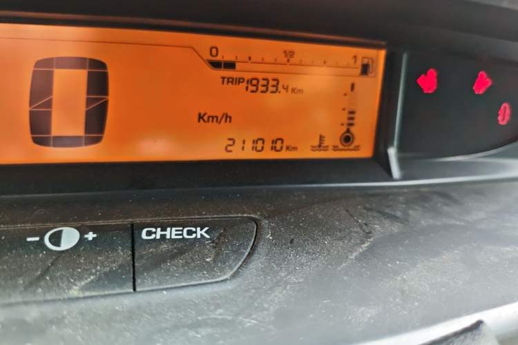 Used Citroen C-Quatre 2013 Sedan 1.6L Manual - Prestige Model Odometer Close Up
