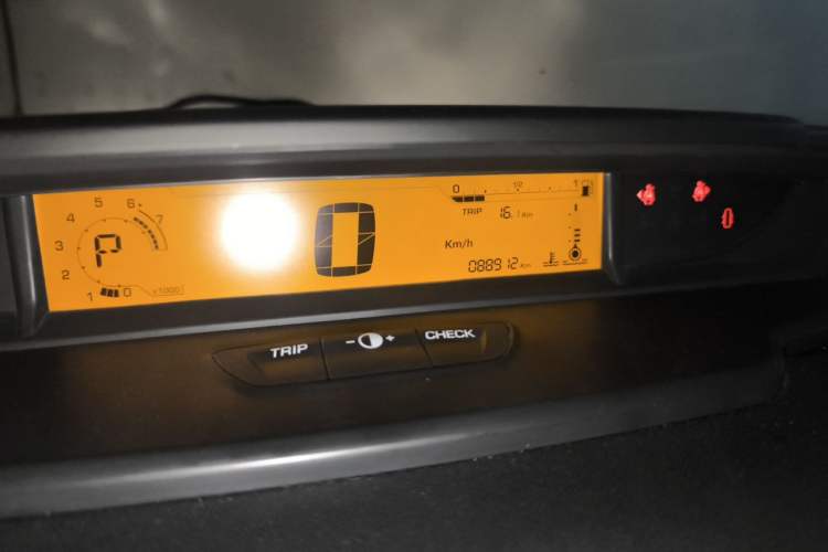 Used Citroen C-Quatre 2013 Hatchback 1.6L Automatic Enjoyment Model Odometer Close Up