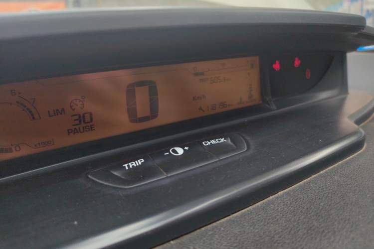 Used Citroen C-Quatre 2013 Sedan 1.6L Manual - Prestige Model Odometer Close Up