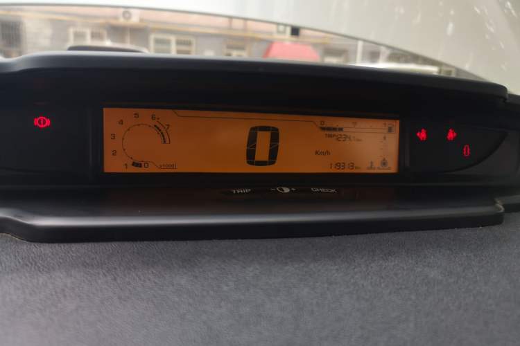 Used Citroen C-Quatre 2013 Sedan 1.6L Manual - Prestige Model Odometer Close Up