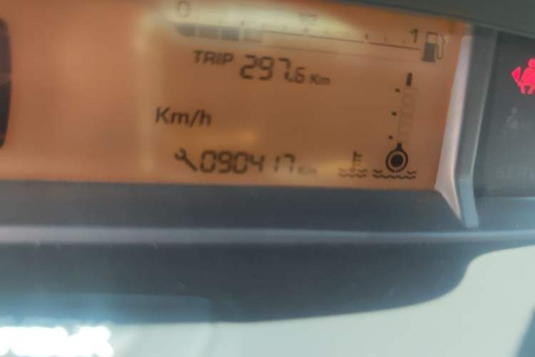 Used Citroen C-Quatre 2013 Sedan 1.6L Manual - Prestige Model Odometer Close Up