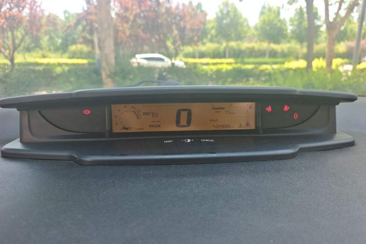 Used Citroen C-Quatre 2013 Sedan 1.6L Manual - Prestige Model Odometer Close Up