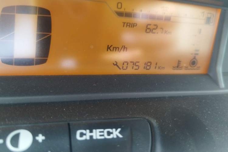 Used Citroen C-Quatre 2013 Hatchback 1.6L Automatic LeShang Model Odometer Close Up