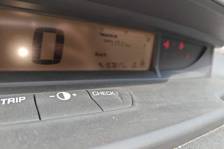 Used Citroen C-Quatre 2013 Sedan 1.6L Manual - Prestige Model Odometer Close Up