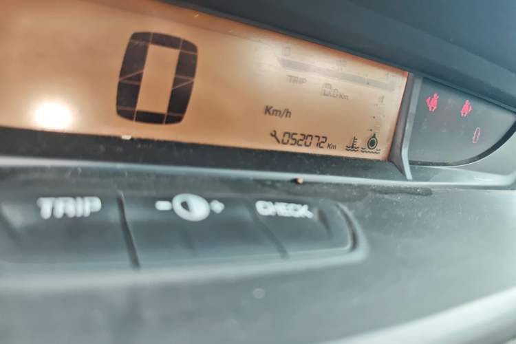 Used Citroen C-Quatre 2013 Sedan 1.6L Manual - Prestige Model Odometer Close Up