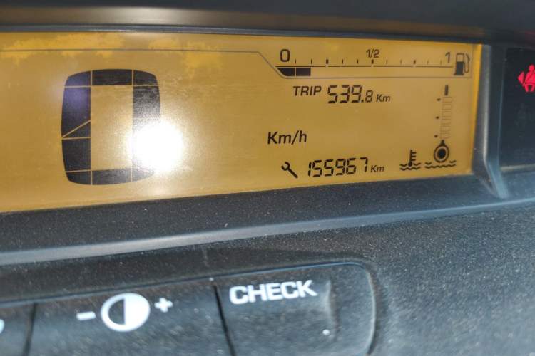 Used Citroen C-Quatre 2013 Sedan 1.6L Manual - Prestige Model Odometer Close Up