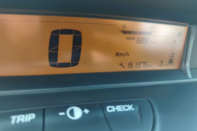 Used Citroen C-Quatre 2013 Sedan 1.6L Manual - Prestige Model Odometer Close Up