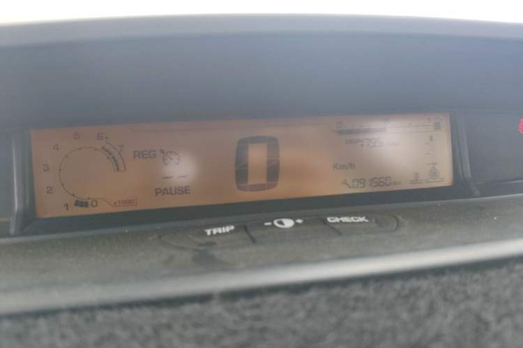 Used Citroen C-Quatre 2013 Sedan 1.6L Manual - Prestige Model Odometer Close Up